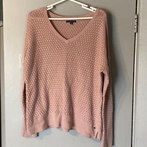 American Eagle Knit Sweater ... Pink